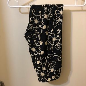 Lularoe floral leggings (OS)